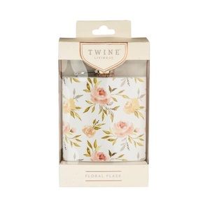 🆕 Twine Bridal Floral 6oz Stainless Steel Flask